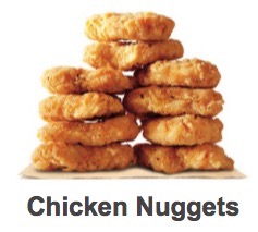 Burger King Dollar Chicken Nuggets