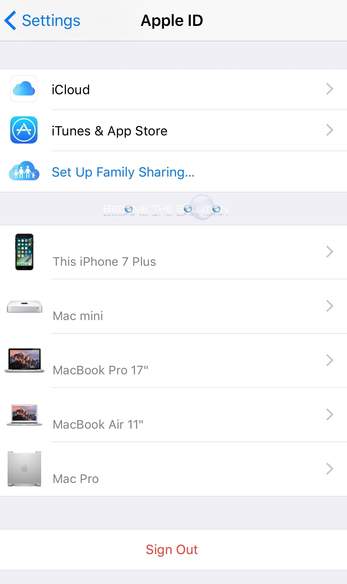 Ios icloud settings manage devices