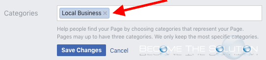 Facebook page enable check-ins