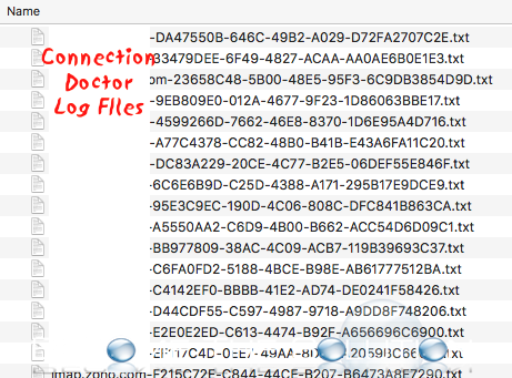 Mac mail connection doctor log files