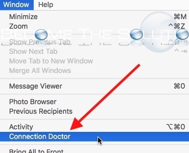 Mac mail connection doctor