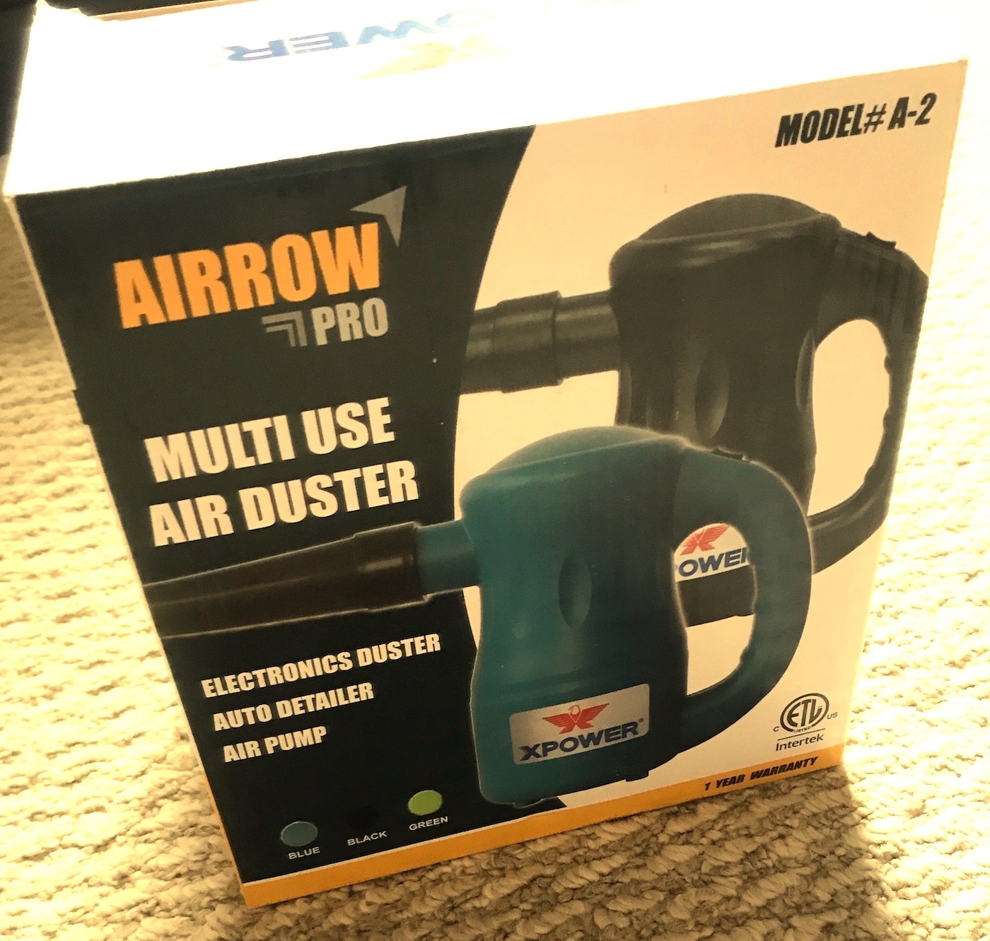 Review Best Cheap Reliable Electric Air Duster - XPOWER A-2 Airrow Pro Air Blower