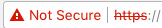 Google chrome not secure https