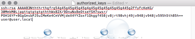 Mac ssh authorized keys file