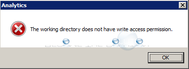 Fix: The Working Directory Does Not Have Write Access Permission – ACL