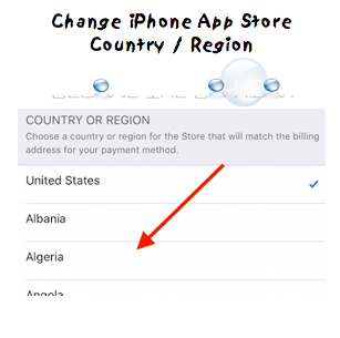 Easy: Change App Store Location – iPhone