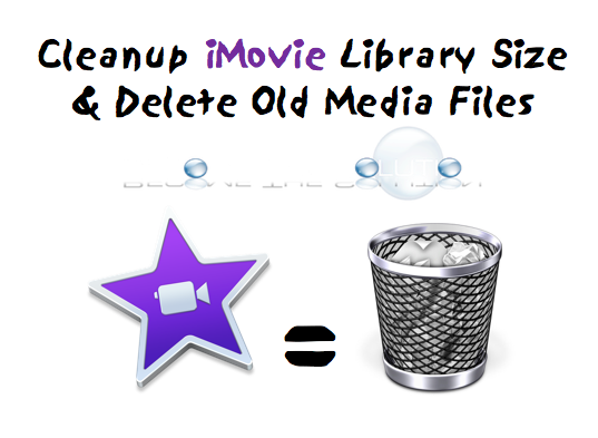 Reduce iMovie Library Size – Mac OS X