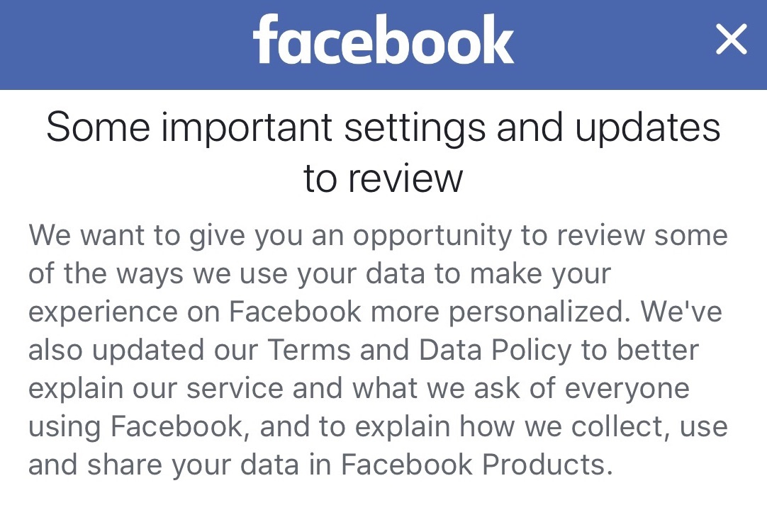 Facebook - Some Important Updates and Settings to Review