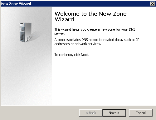 Initiate New Windows DNS