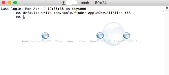 Show Hidden Files Mac OS X