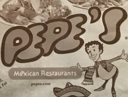 Pepe's Mexican Restaurant Carry Out Menu (Scanned Menu With Prices)