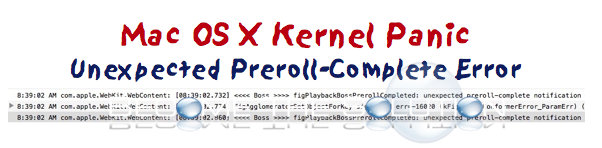 Fix: Unexpected preroll-complete notification Mac X Freeze Reboot 10.11