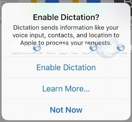 How To: iPhone Remove Enable Dictation Prompt Keyboard Typing