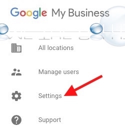 Google my business settings