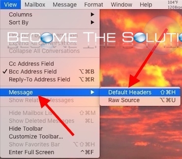 Mac show email headers