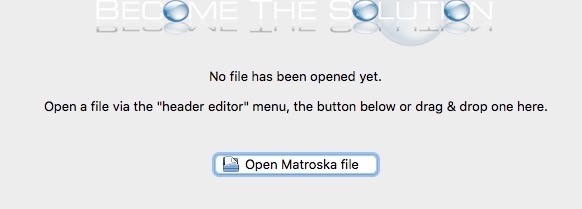 MKVtoolnix open matroska file