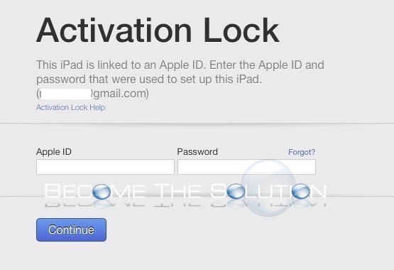 Fix: Activation Lock This iPad is Linked to an Apple ID