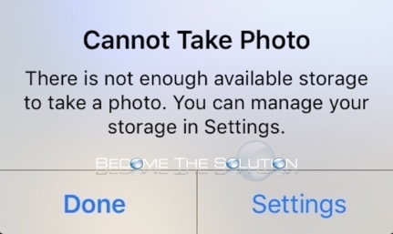 Fix: Cannot Take Photo iPhone iPad