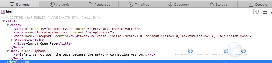 How to fix safari cannot open the page because the network connection was lost