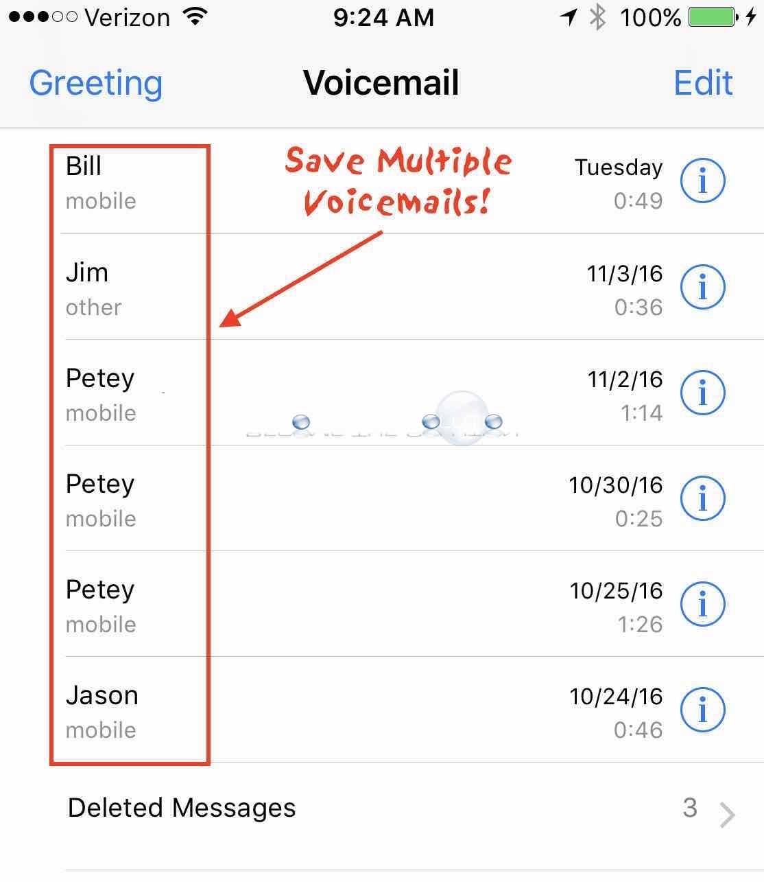 How To: iPhone Save Multiple Voicemails to Computer