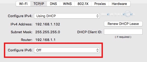 How To: Disable IPv6 Mac OS