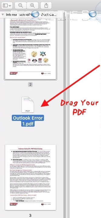 Mac preview drag pdf into thumbnail