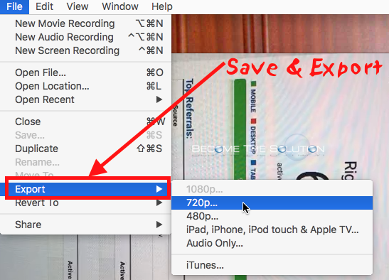 Mac quicktime save rotated video