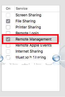 Mac enable remote management sharing