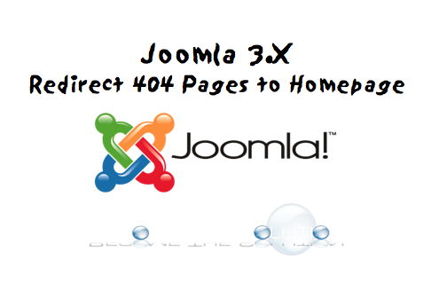 How To: Redirect Joomla 3.X 404 Page to Homepage