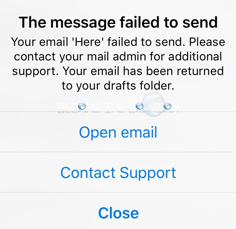Fix: The Message Failed to Send – iPhone
