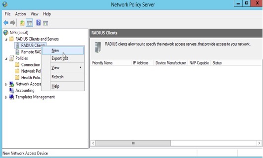 802.1x Authentication Network Policy Windows