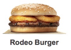 Burger King Dollar Rodeo Burger