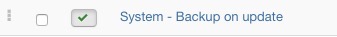 Joomla Disable Akeeba Backup Plugin