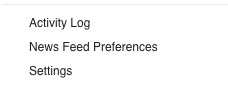 Facebook Account Settings