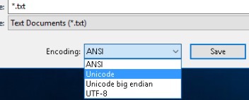 Notepad Unicode