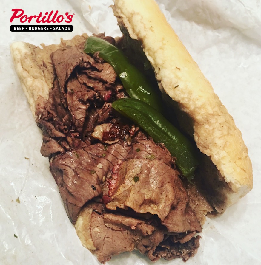 Portillo's Italian Beef Sandwich