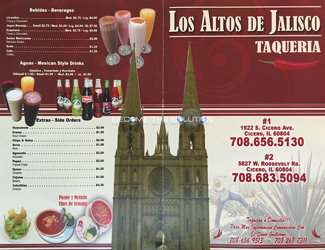 Los Altos De Jalisco Taqueria Cicero Menu 1