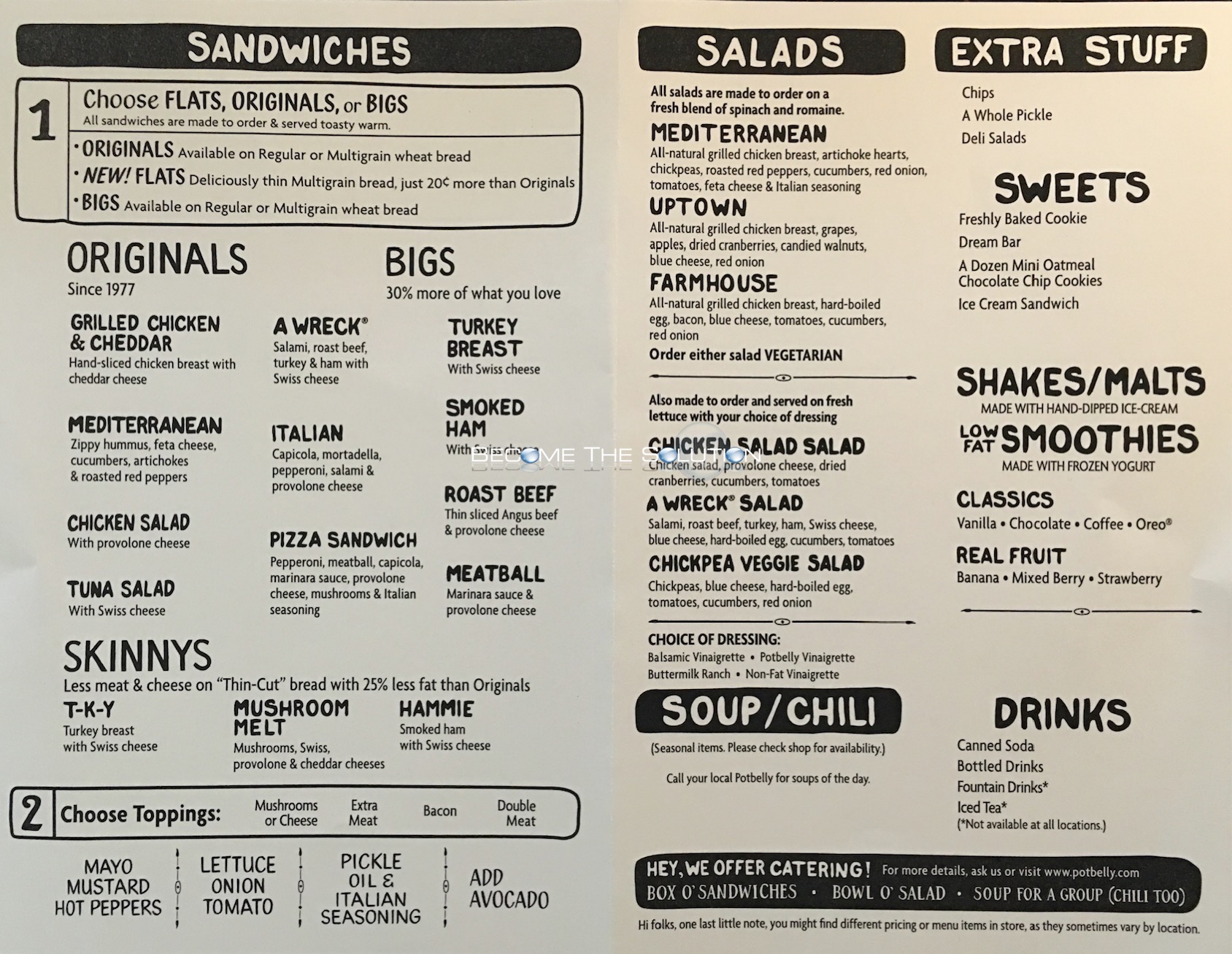 Menu pdf