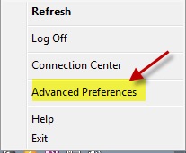 Citrix Receiver Advanced Preferences 