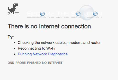 Fix: DNS_PROBE_FINISHED_NO_INTERNET – Google Chrome