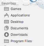 Mac sidebar icon size small