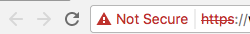 Google chrome non secure site ssl