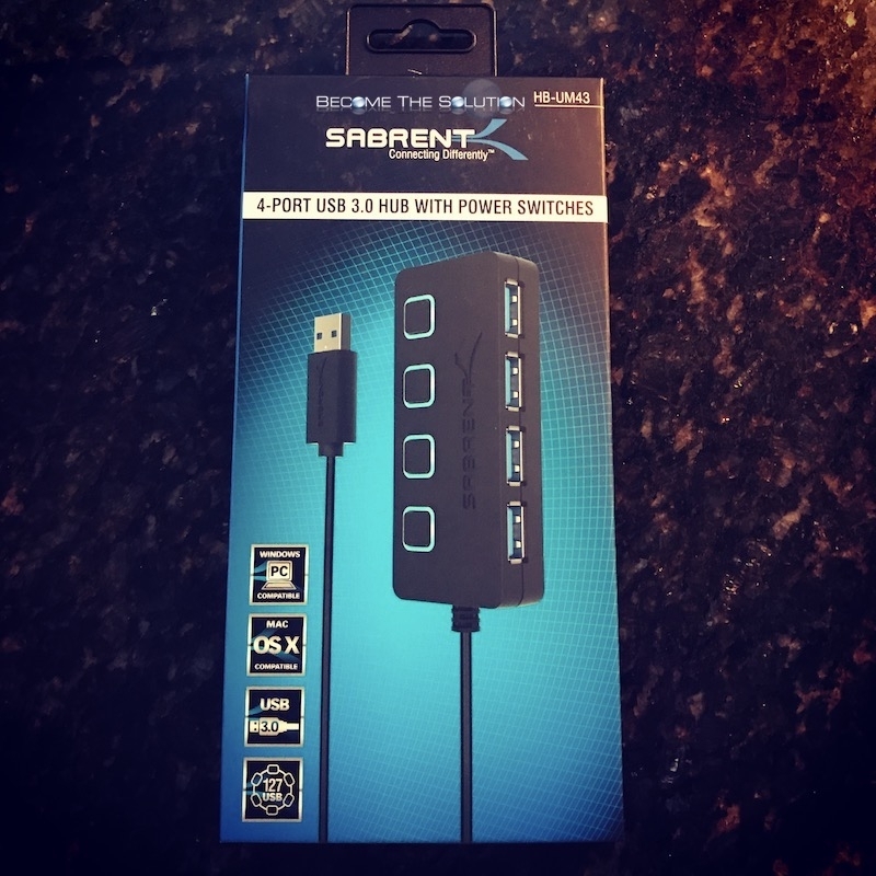 Review: Cheap Powerful USB 3.0 4-Port Hub