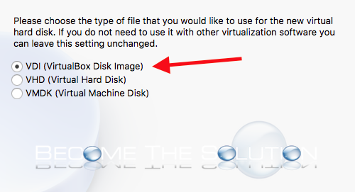 Virtualbox mac hard disk file type