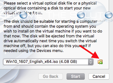 Virtualbox mac windows 10 iso image