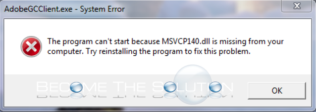 This Program Can't Start Because MSVCP140.dll is Missing