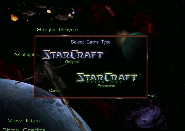 does starcraft free come with brood war