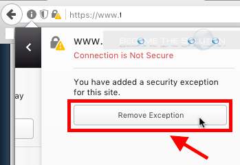 how to fix the connection is not secure in firefox