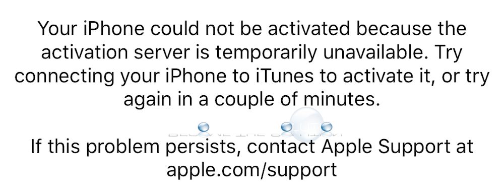 activation server is temporarily unavailable