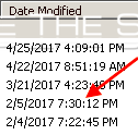 Joomla ftip date modified files